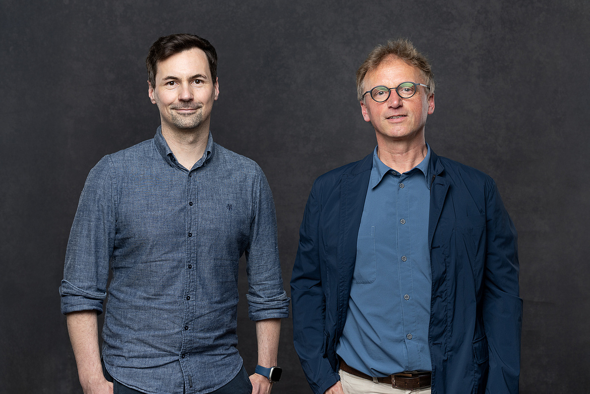 Das Team der Stabsstelle: Raphael Schmatz & Jürgen Reimann